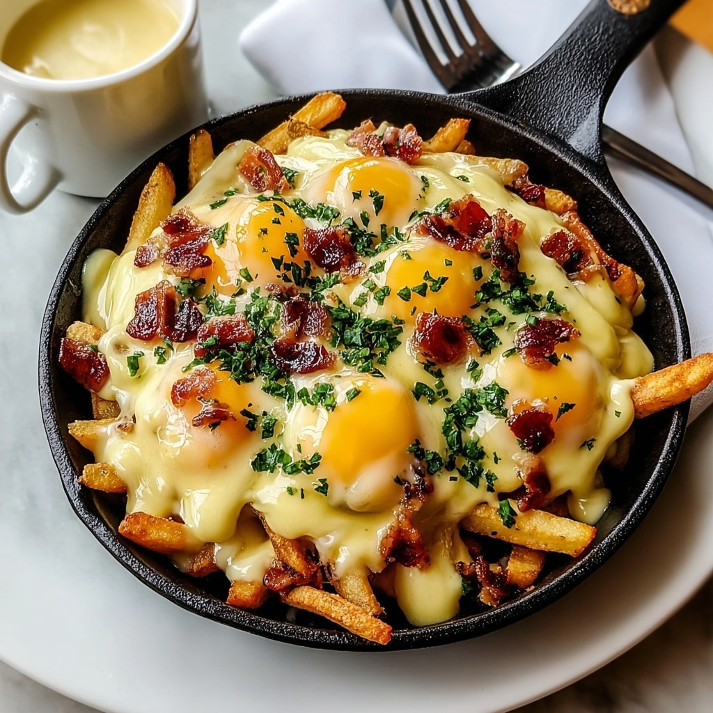 Breakfast Poutine with Hollandaise Sauce Recipe - Recipe Image