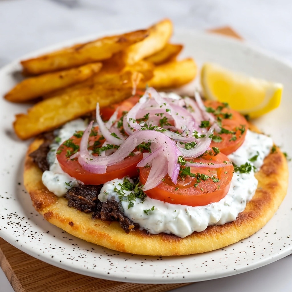 Gyros Smashed Tacos Recipe - Recipe Image