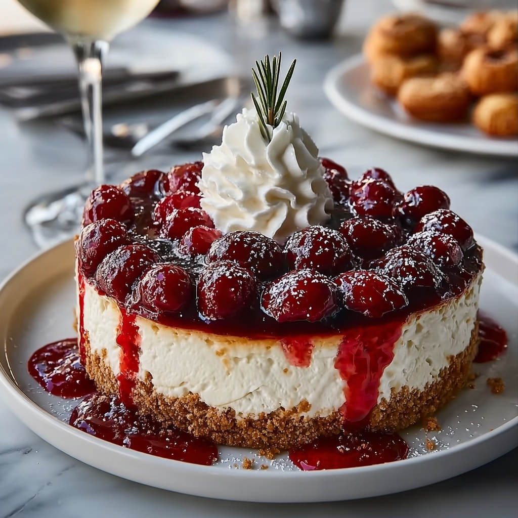 Cranberry White Chocolate Tart Recipe - Recipe Image