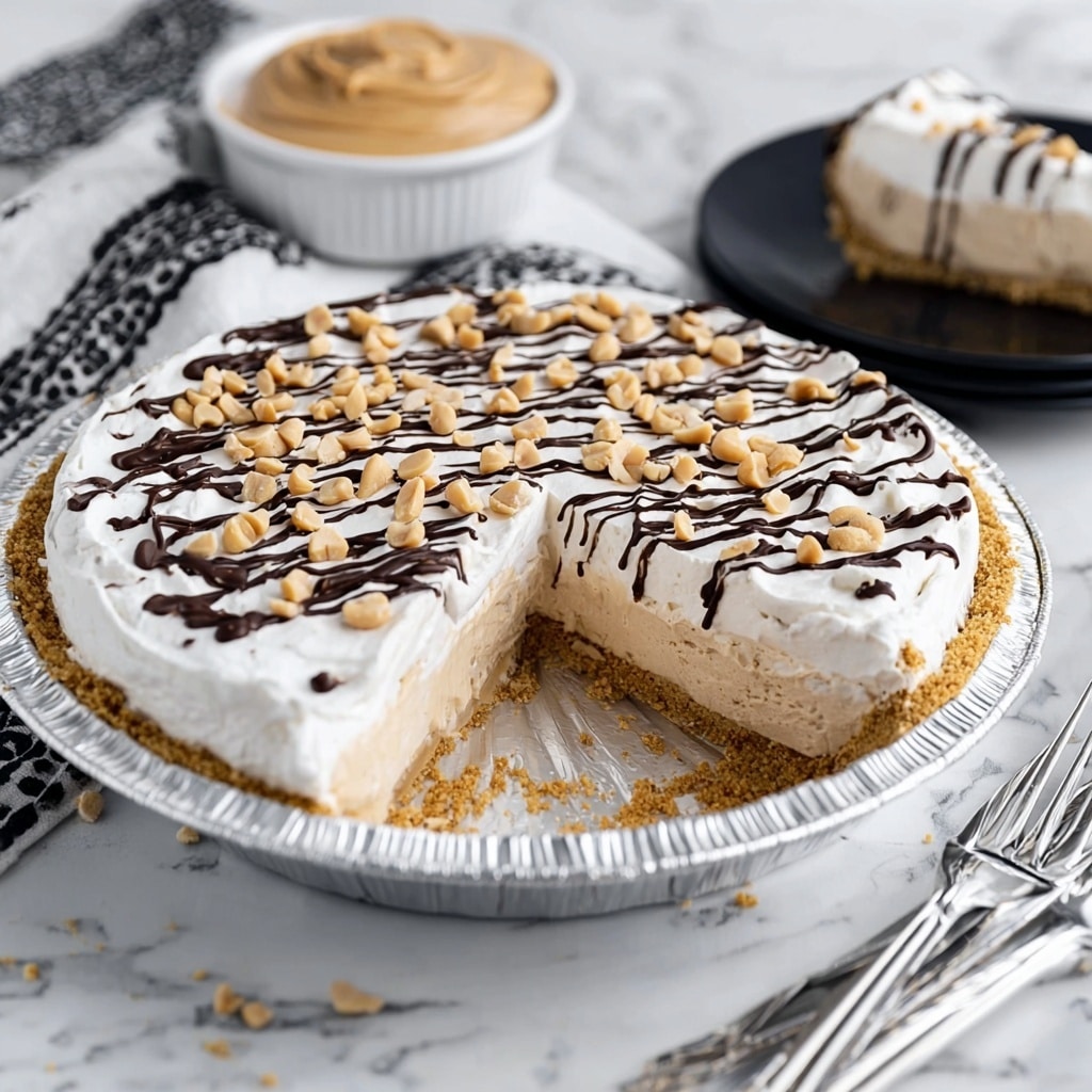 No Bake Peanut Butter Pie Recipe - Recipe Image