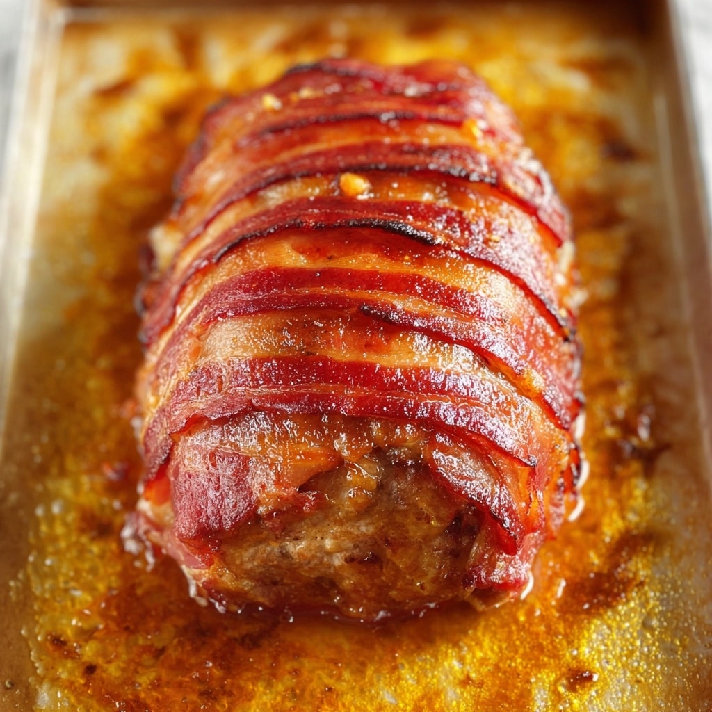 Bacon-Wrapped Pork Loin with Pepper Jelly Glaze Recipe - Recipe Image