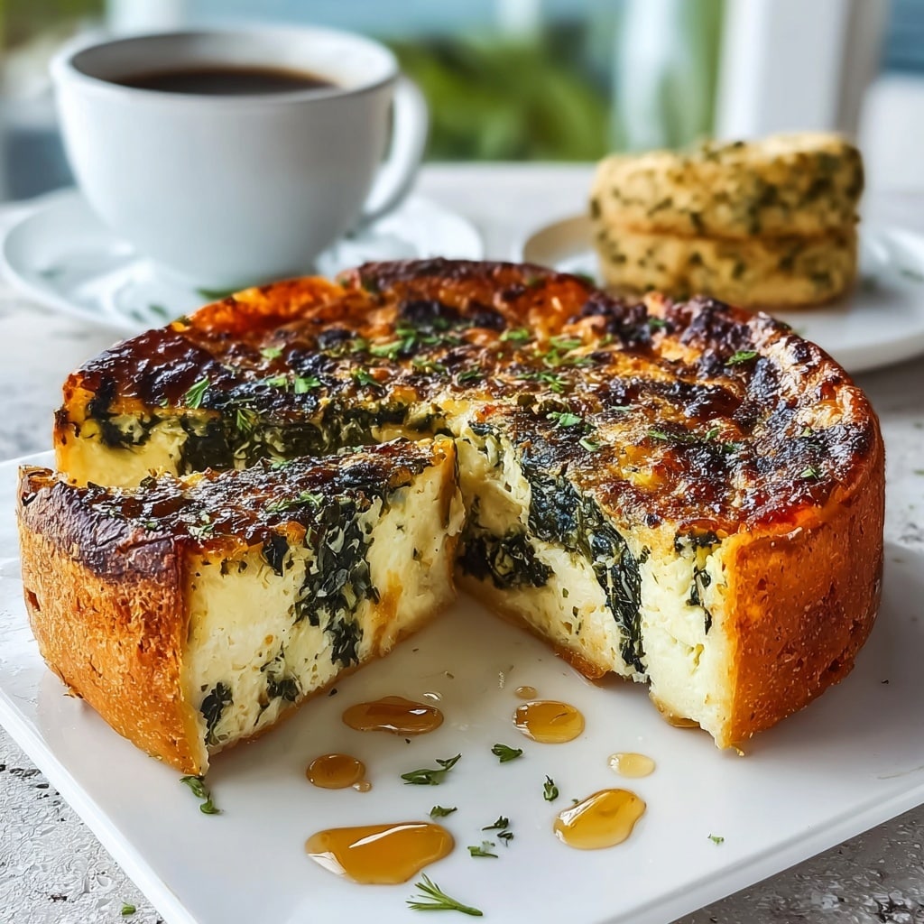 Easy Spinach and Cottage Cheese Breakfast Casserole Recipe - Recipe Image