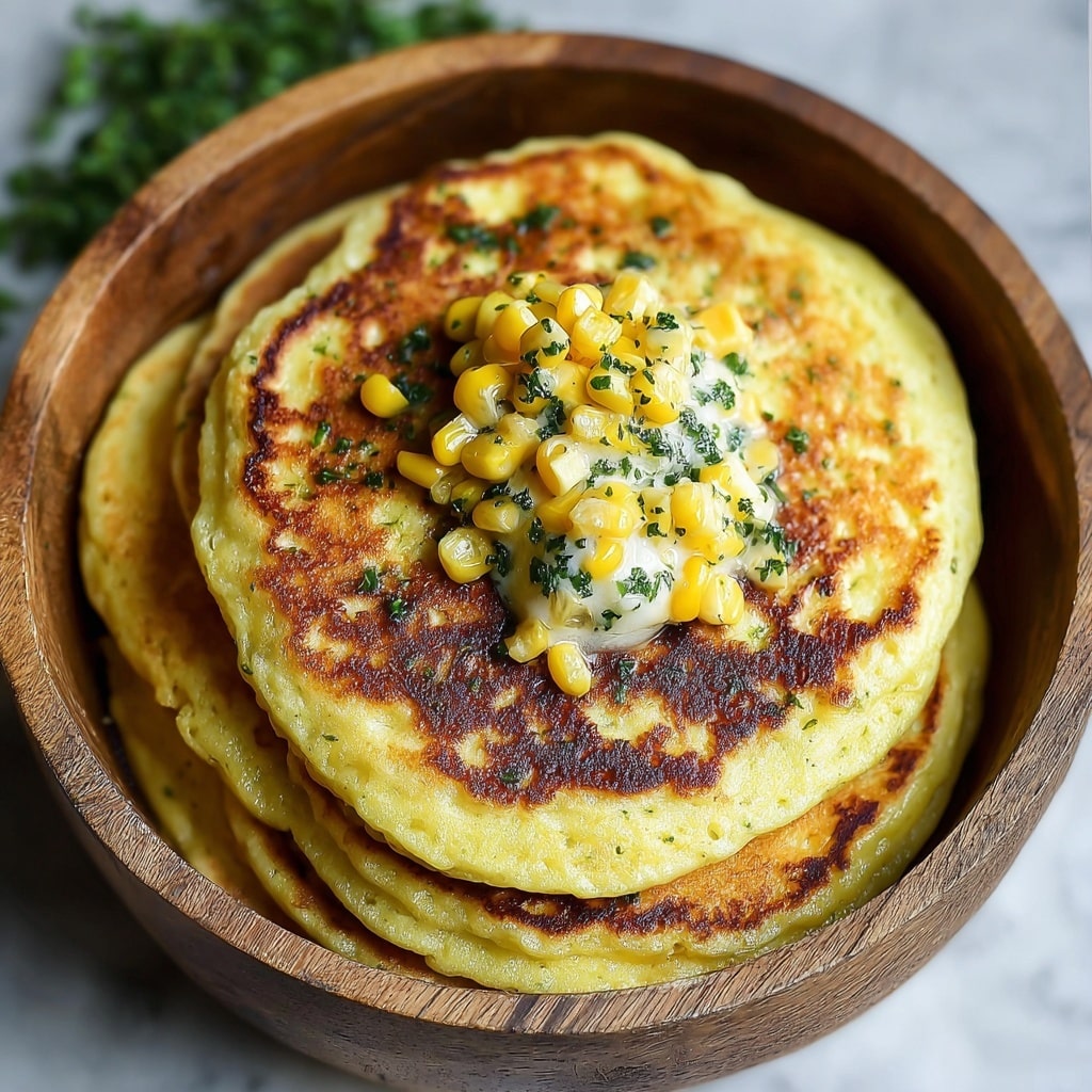 Venezuelan Sweet Corn Cachapas: Melt-in-Your-Mouth Delight Recipe - Recipe Image
