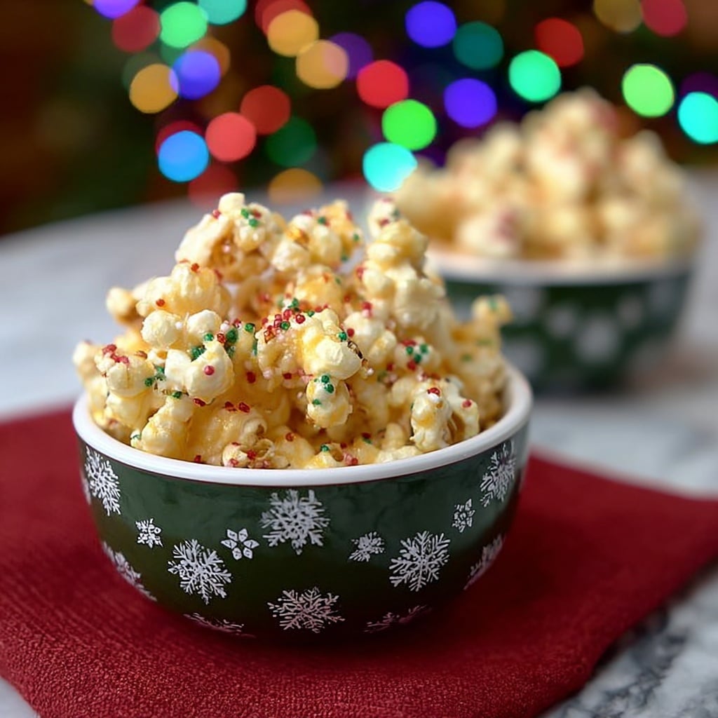 Candied Puff Corn (Christmas Crack) Recipe - Recipe Image