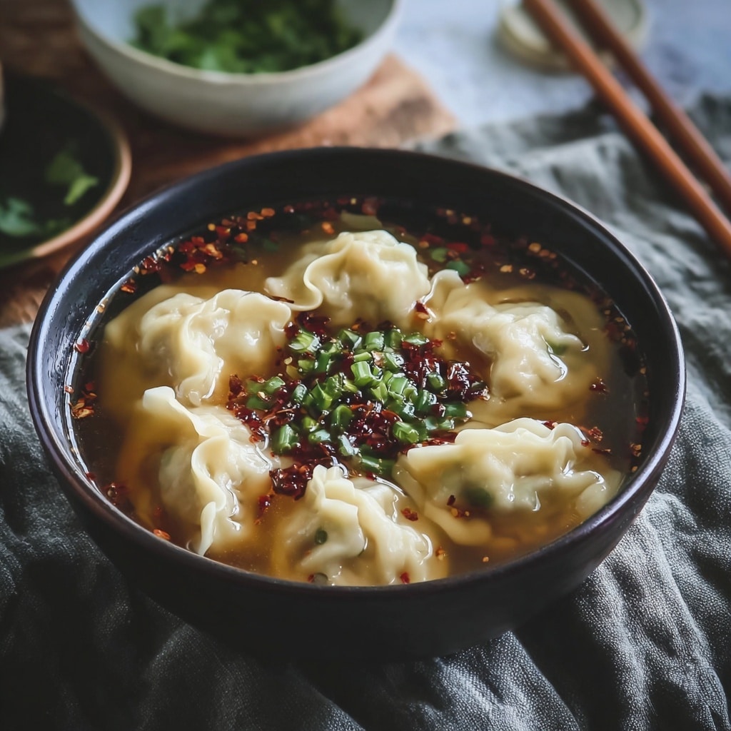 Super Easy Dumpling Soup for Cozy Weeknight Comfort Recipe - Recipe Image