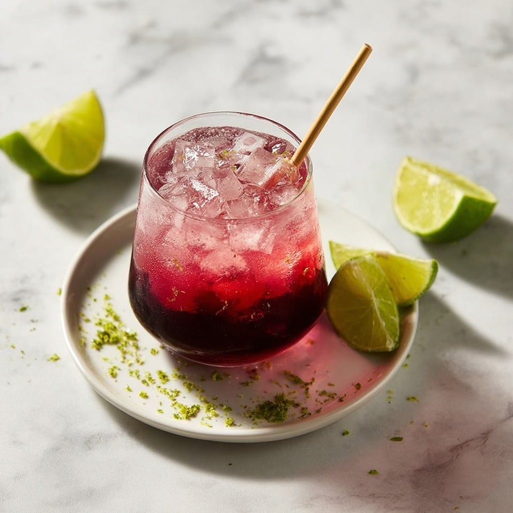 Midnight Tart Cherry Mocktail Recipe - Recipe Image