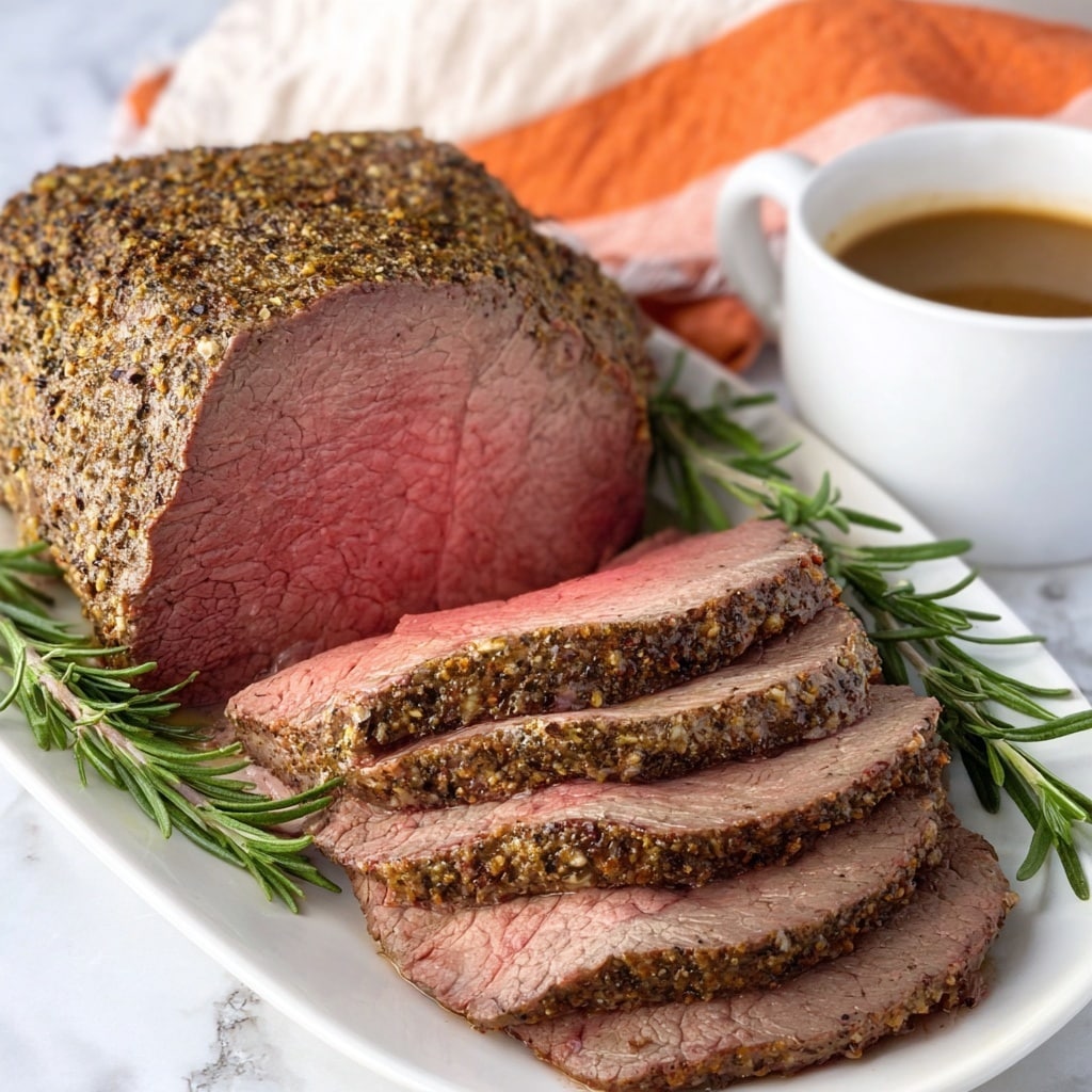 Herb Crusted Sirloin Tip Roast Recipe - Recipe Image