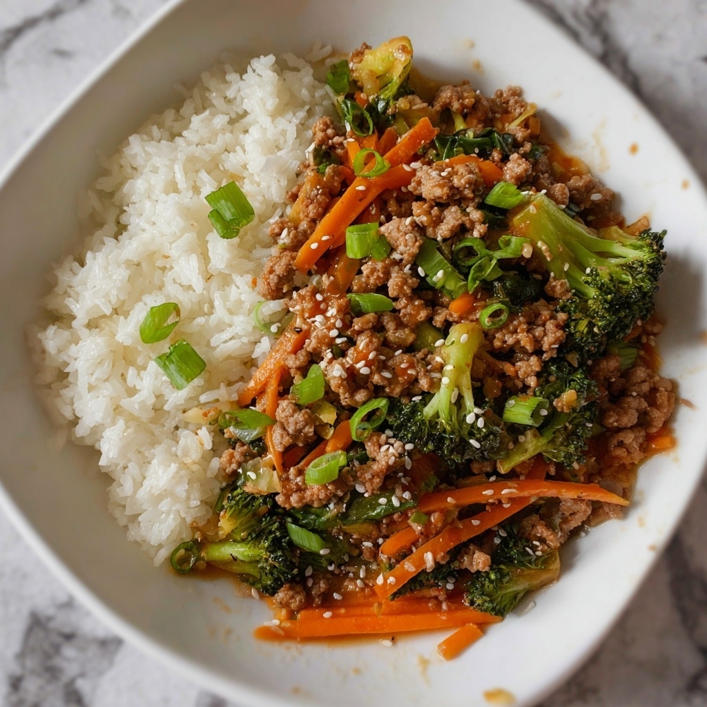 Ground Turkey Teriyaki Stir Fry Recipe - Recipe Image