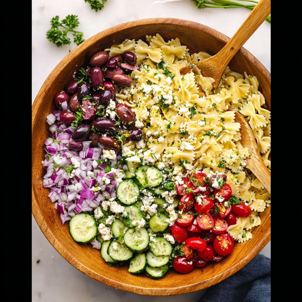 Greek Pasta Salad Recipe - Recipe Image