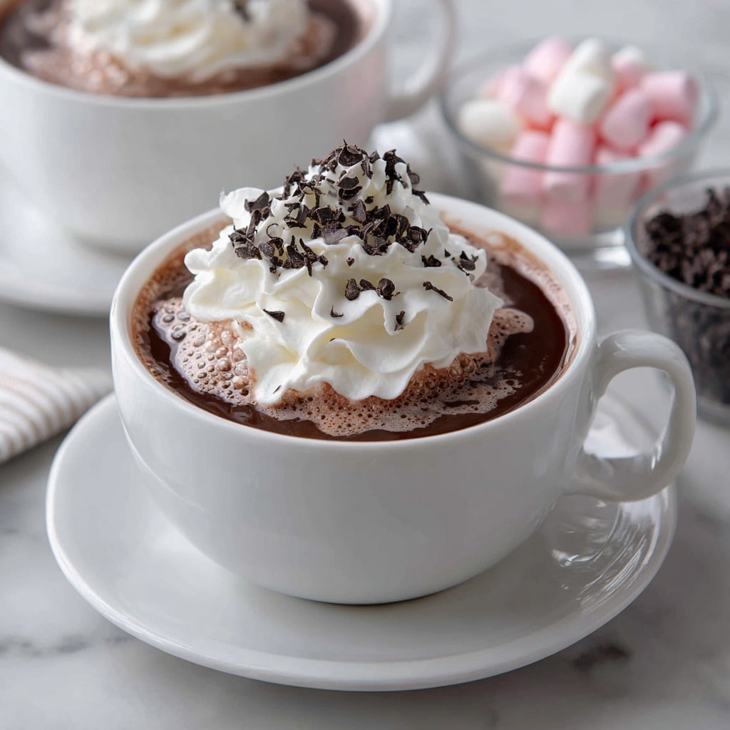 Rich Homemade Hot Chocolate Recipe - Recipe Image