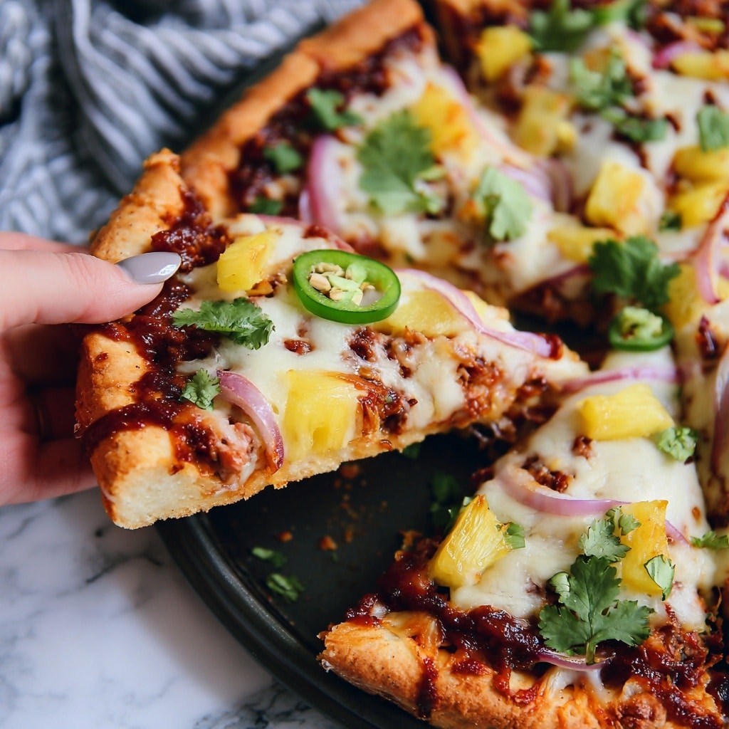 BBQ Chicken Pizza Recipe - Recipe Image