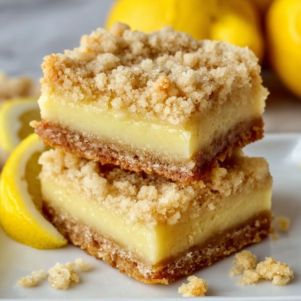 Homemade Lemon Crumb Bars Recipe - Recipe Image