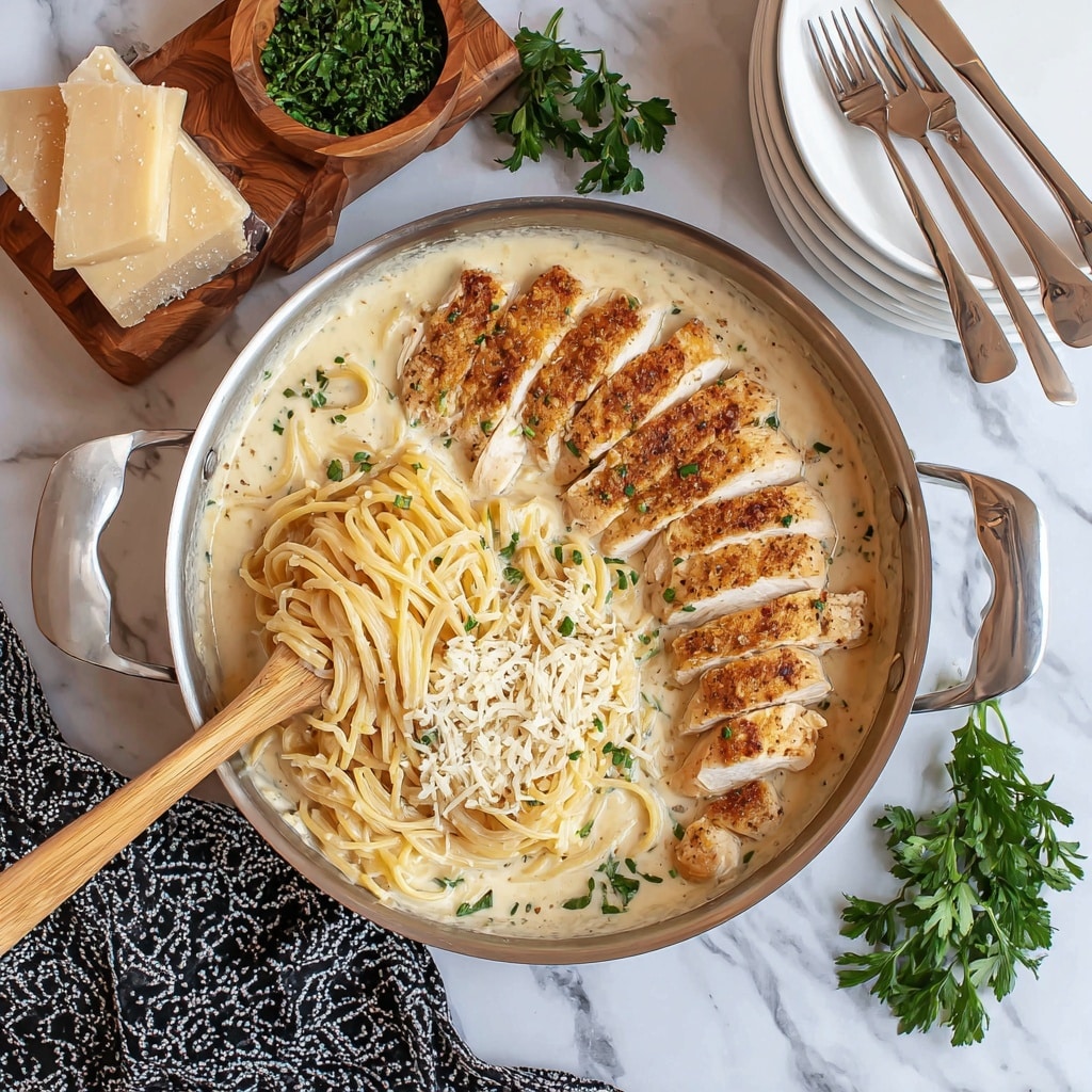 Creamy Chicken Pasta Recipe - Recipe Image