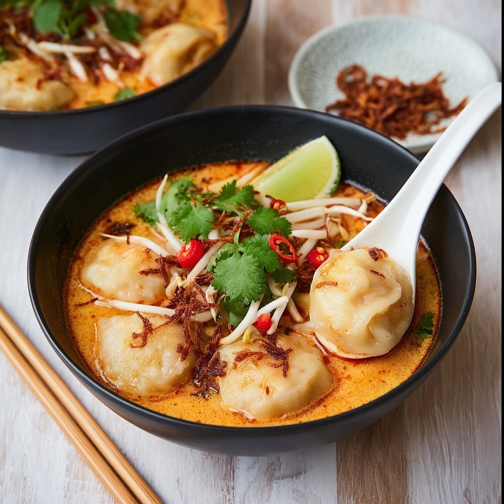 Quick Dumpling Laksa Recipe - Recipe Image