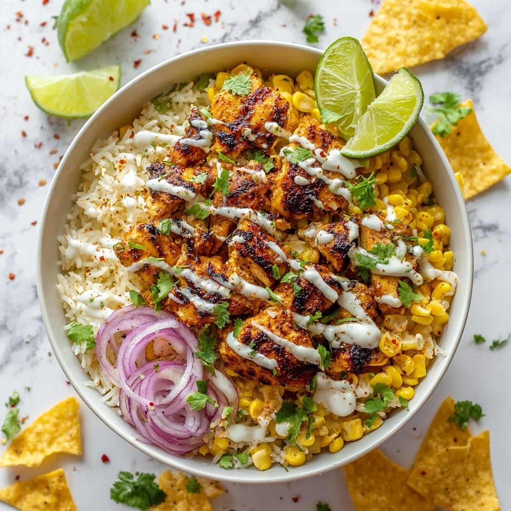 Street Corn Chicken Rice Bowl Recipe - Recipe Image