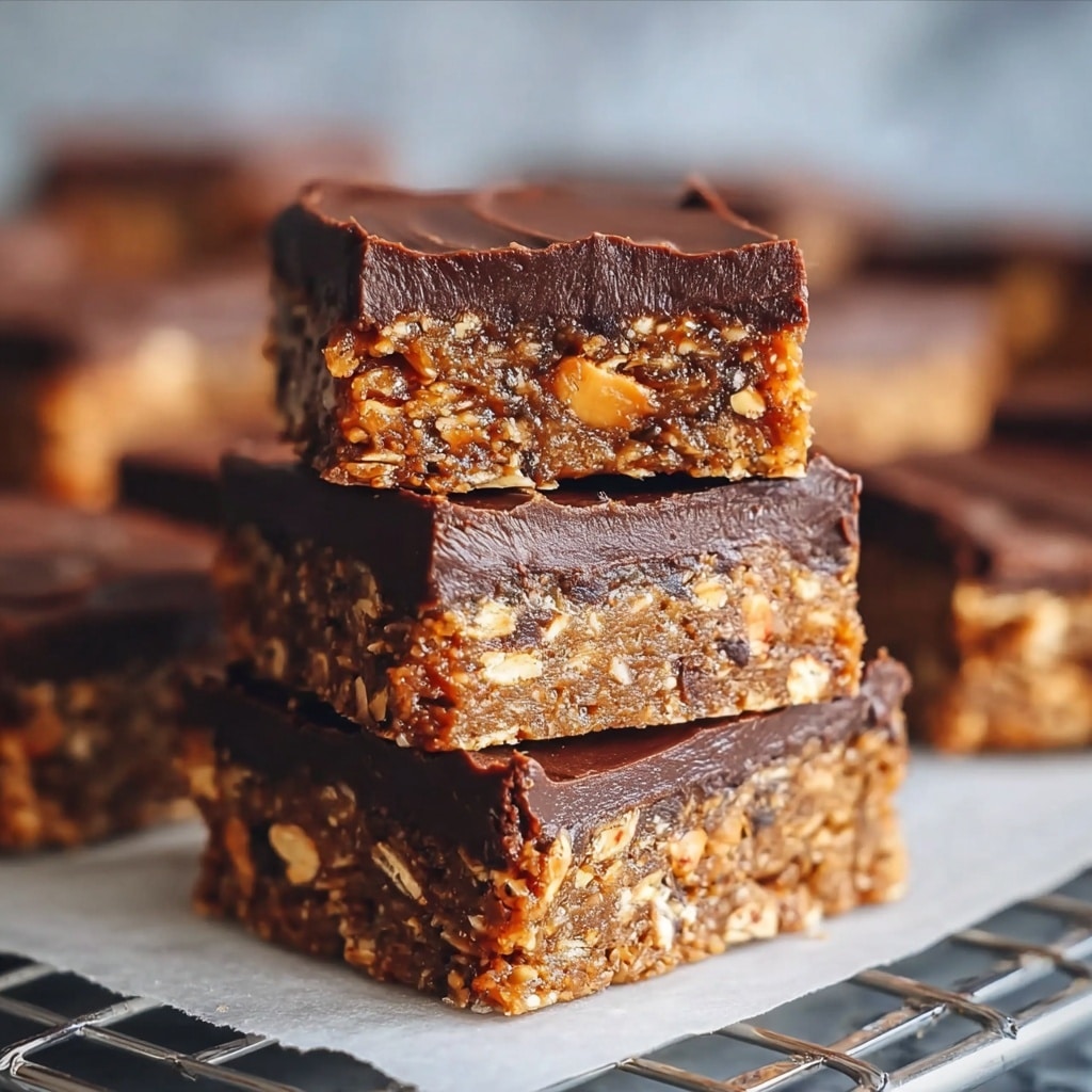 Chocolate Date Almond Bars Recipe - Recipe Image