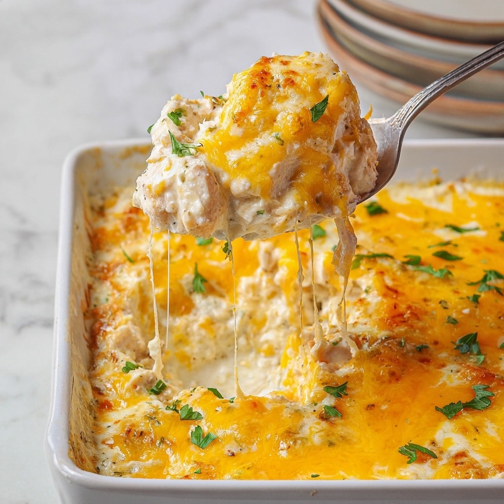 Cheesy Angel Chicken and Rice Recipe - Recipe Image