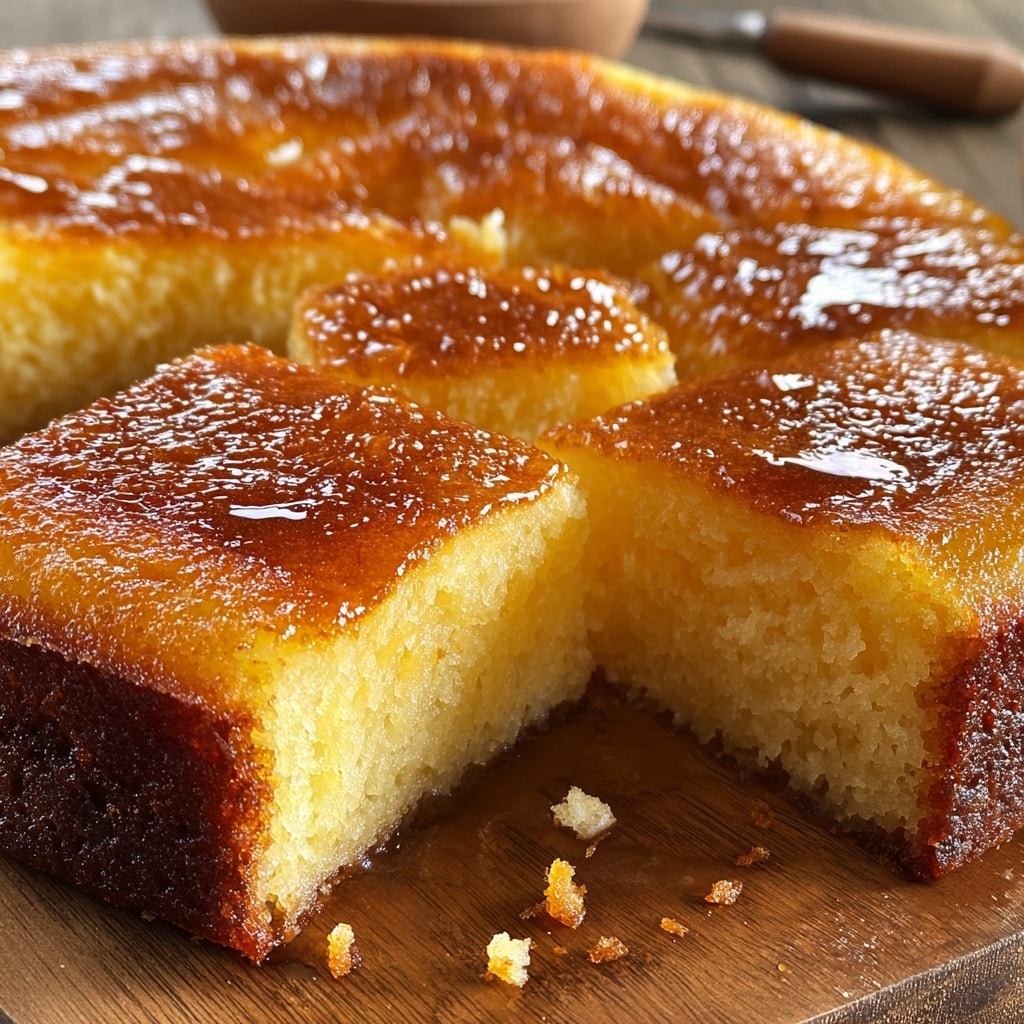 Coconut Mochi Cake Recipe - Recipe Image