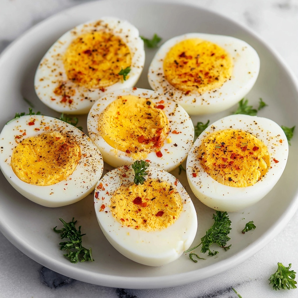 Air Fryer Hard Boiled Eggs Recipe - Recipe Image