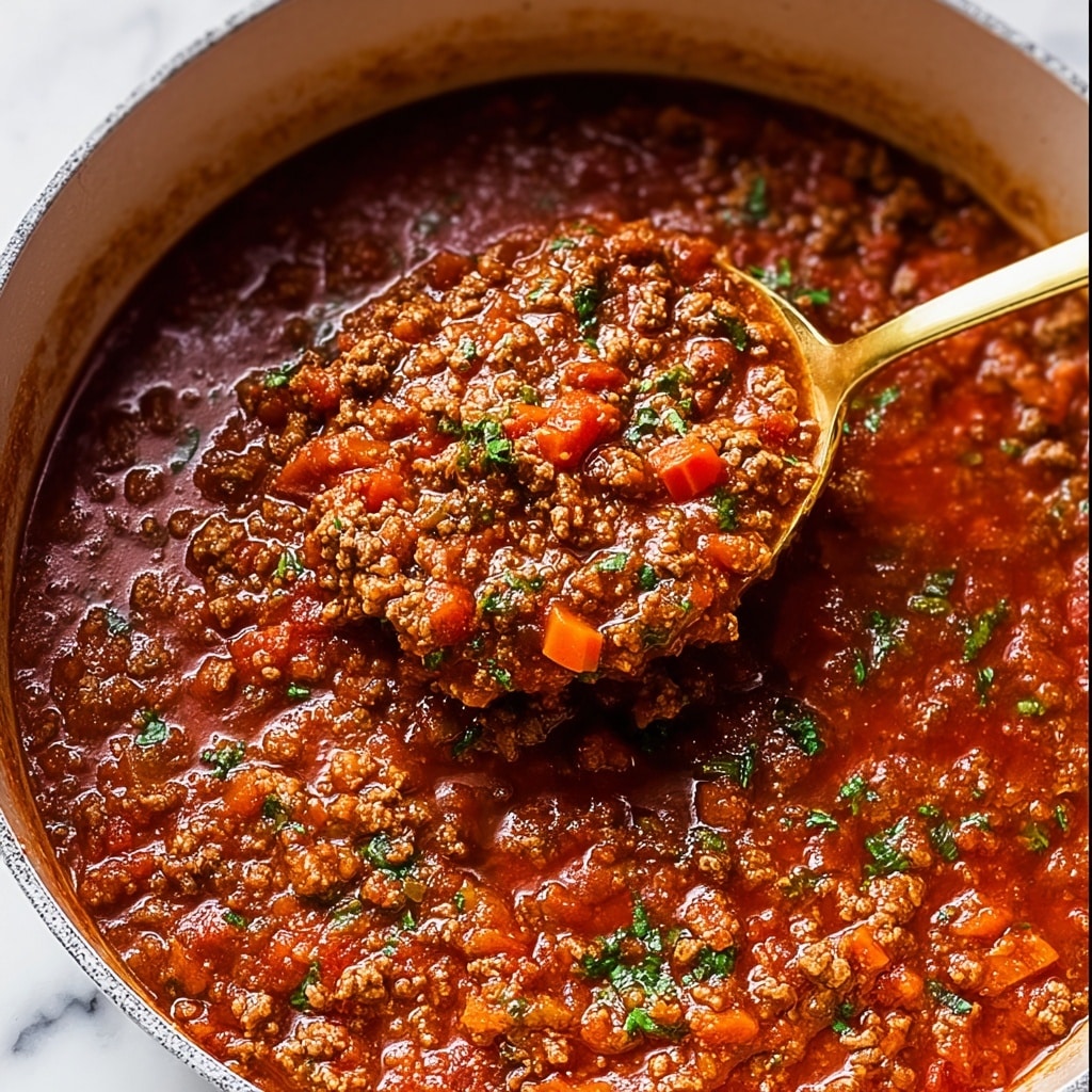 The Best Meat Sauce Recipe - Recipe Image