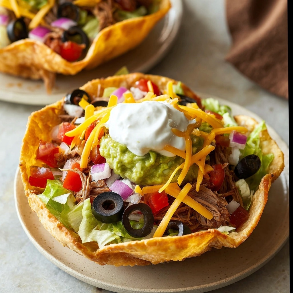 Bubbly Taco Salad Bowl Recipe - Recipe Image