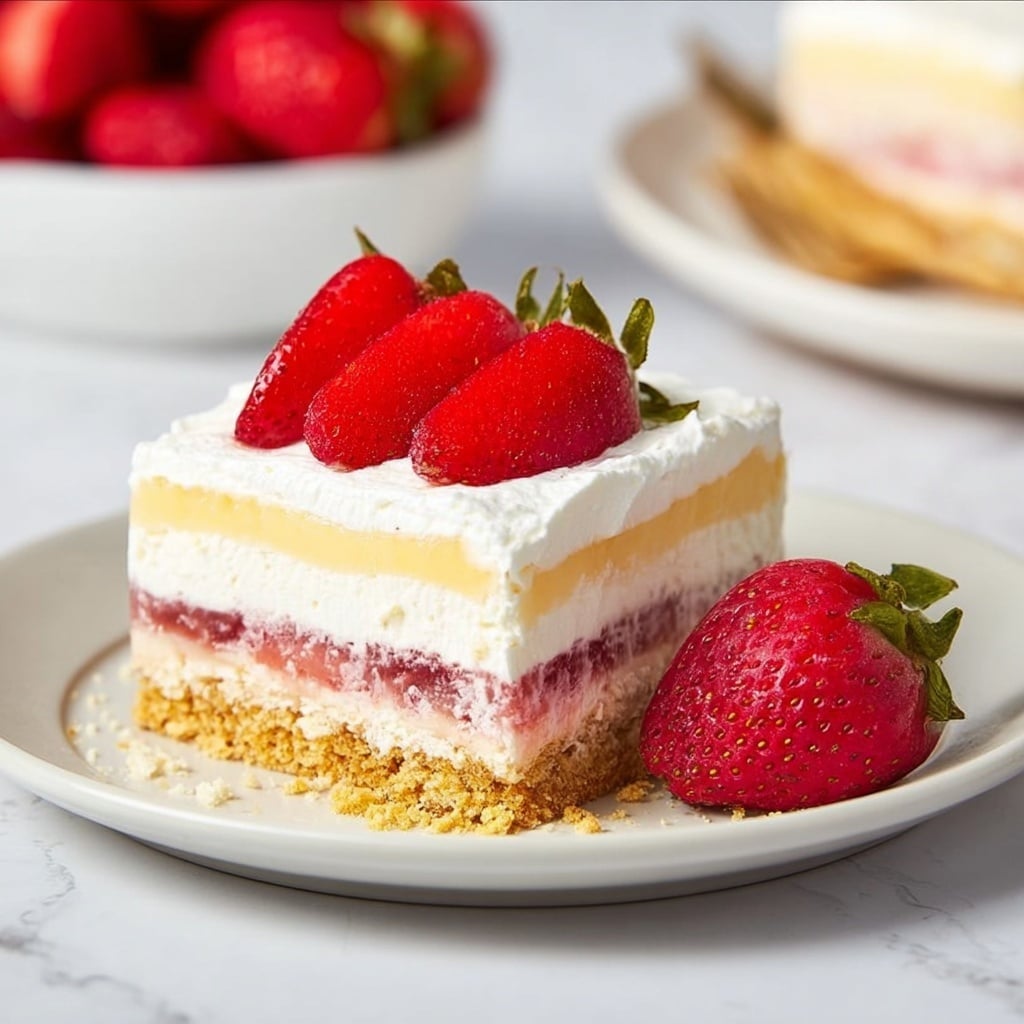 Strawberry Cheesecake Dream Bars Recipe - Recipe Image
