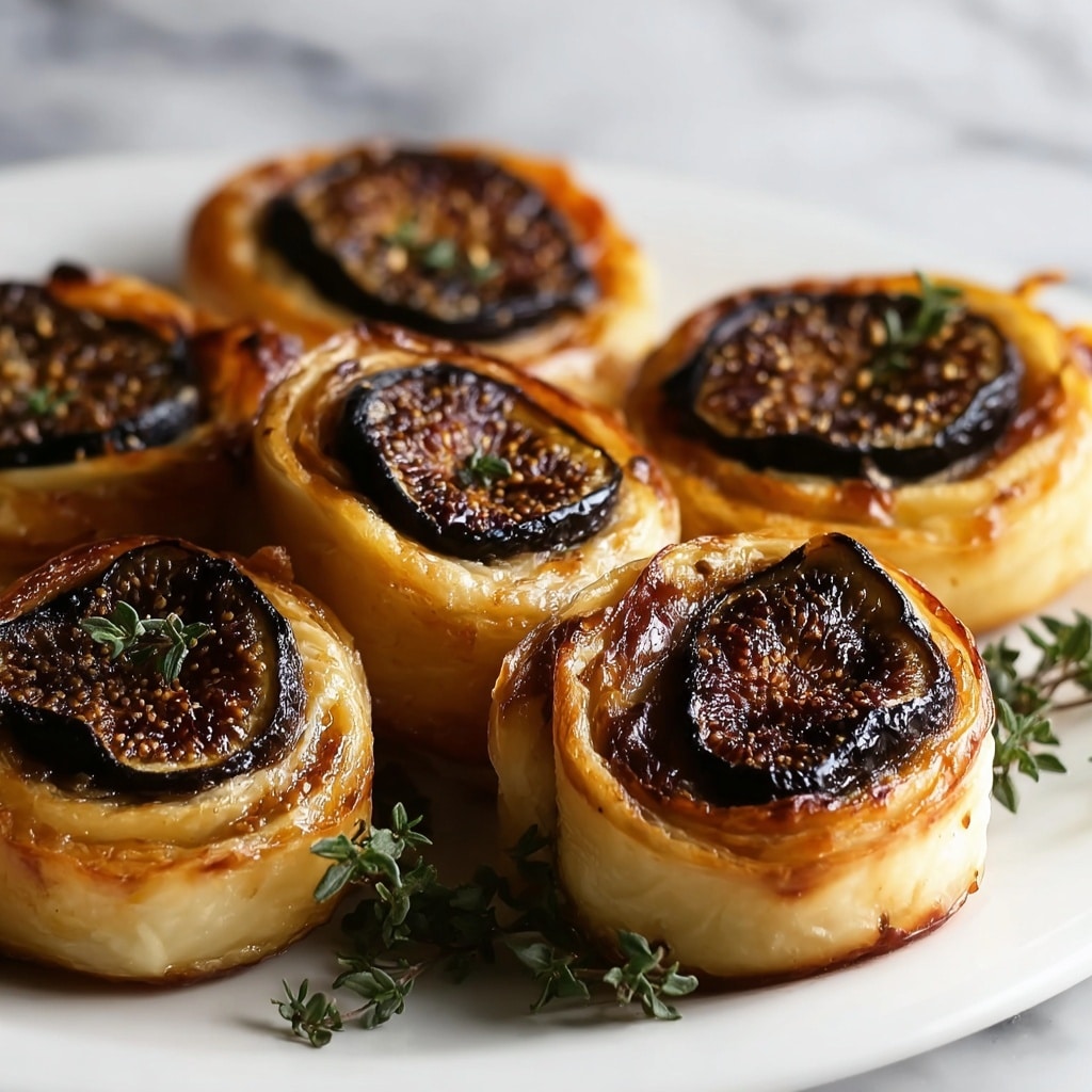 Fig and Goat Cheese Pinwheels Recipe - Recipe Image
