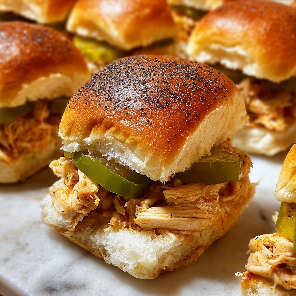 Chicken Philly Sliders Recipe - Recipe Image