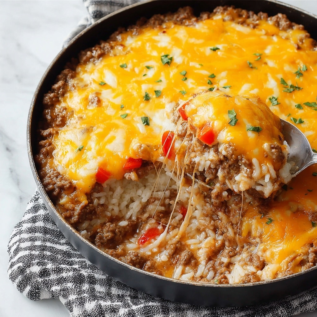 Cheesy Taco Rice Recipe - Recipe Image