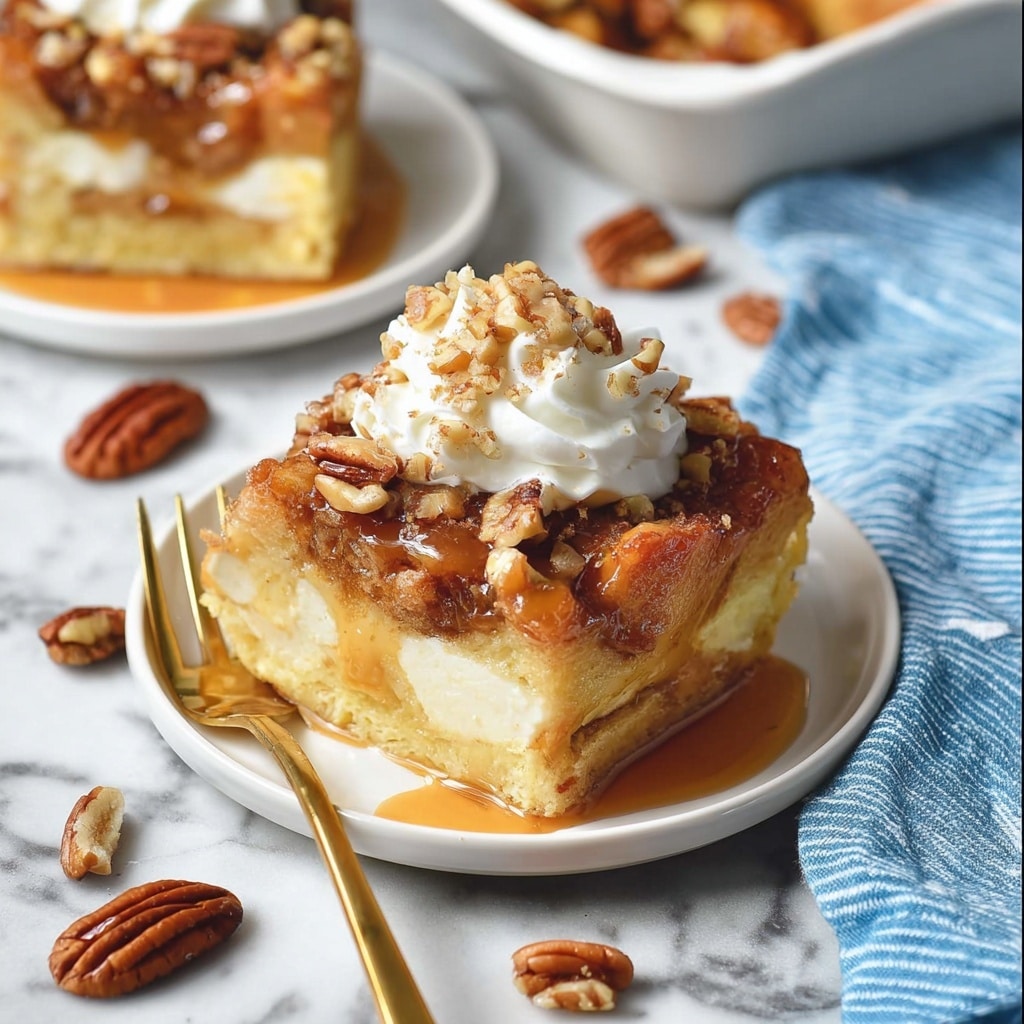 Pecan Pie Bread Pudding Recipe - Recipe Image