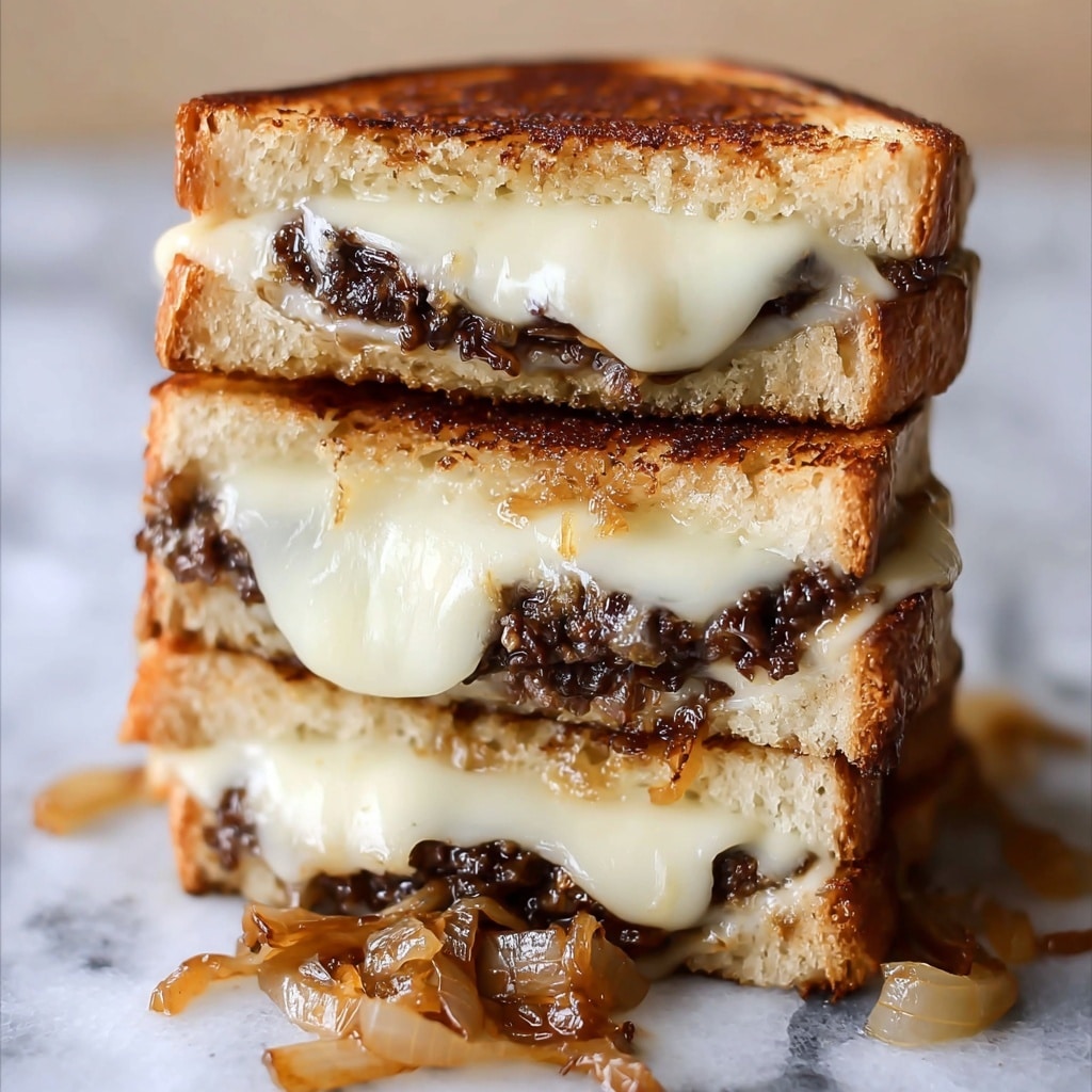 Patty Melt Recipe with Caramelized Onions and Swiss Cheese Recipe - Recipe Image