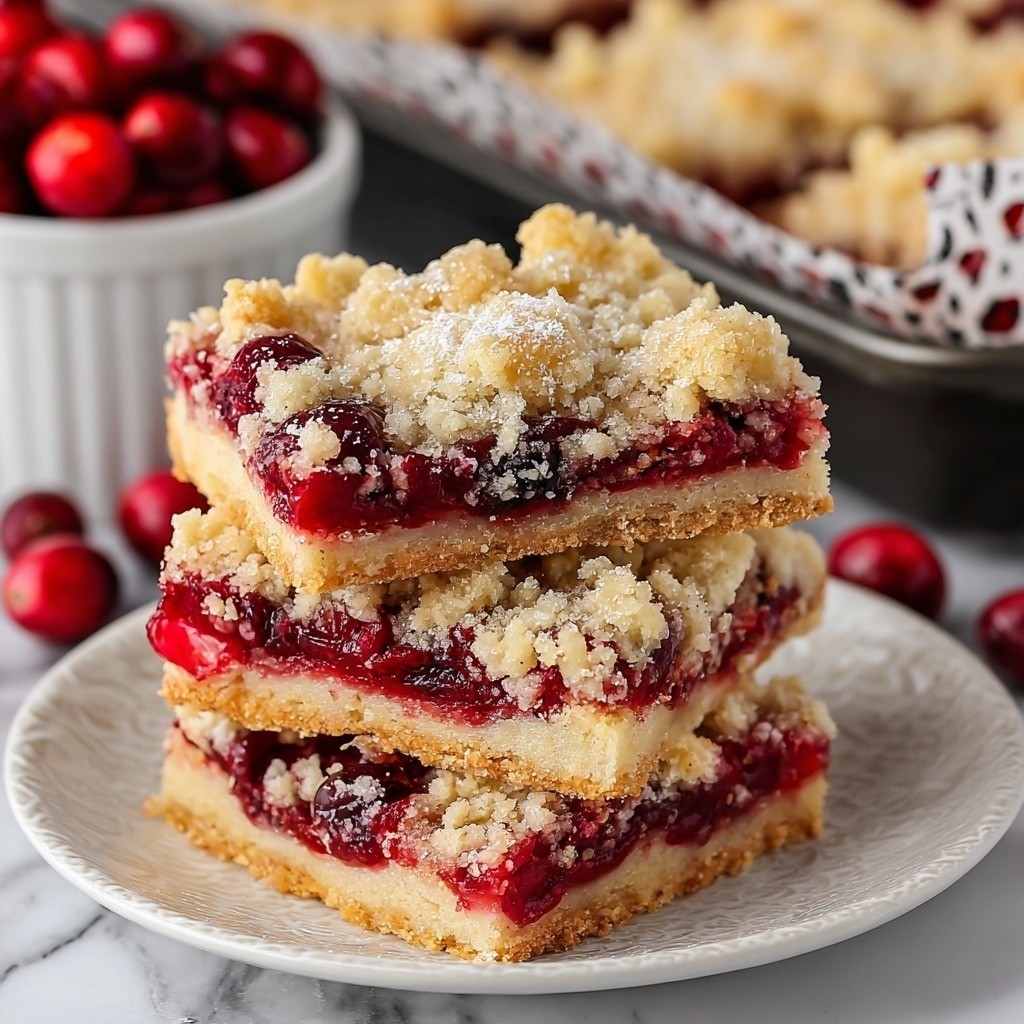 Cranberry Bars Recipe - Recipe Image