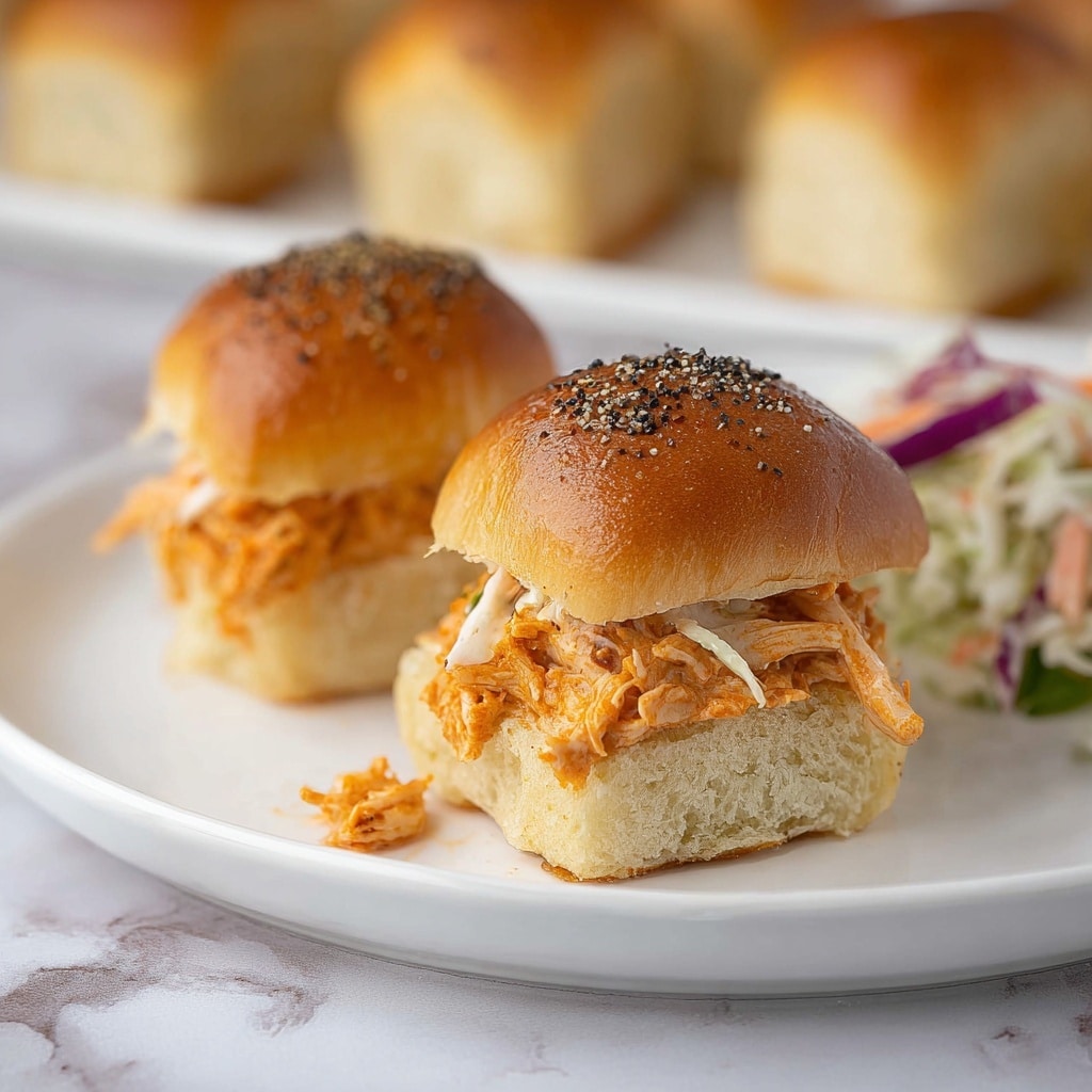 Buffalo Chicken Sliders Recipe - Recipe Image