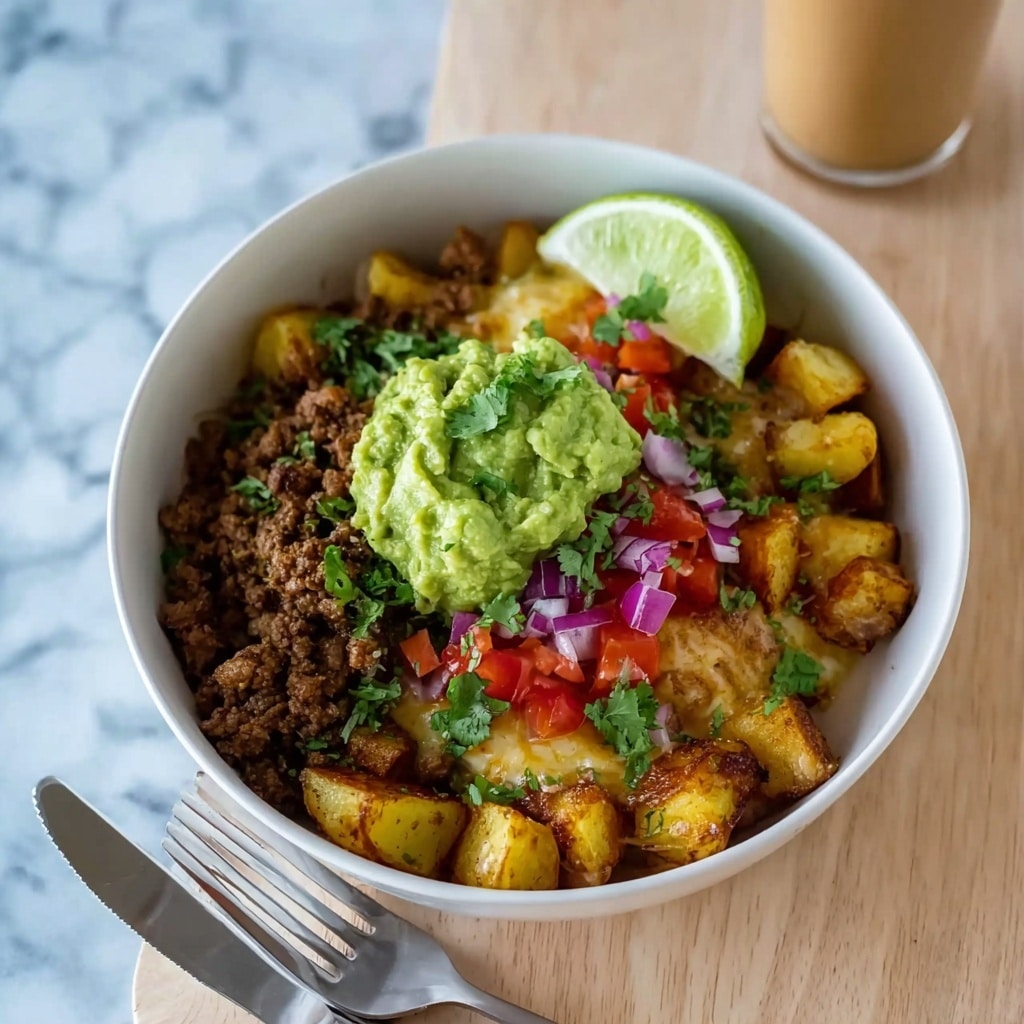 Loaded Potato Taco Bowl - Recipe Image