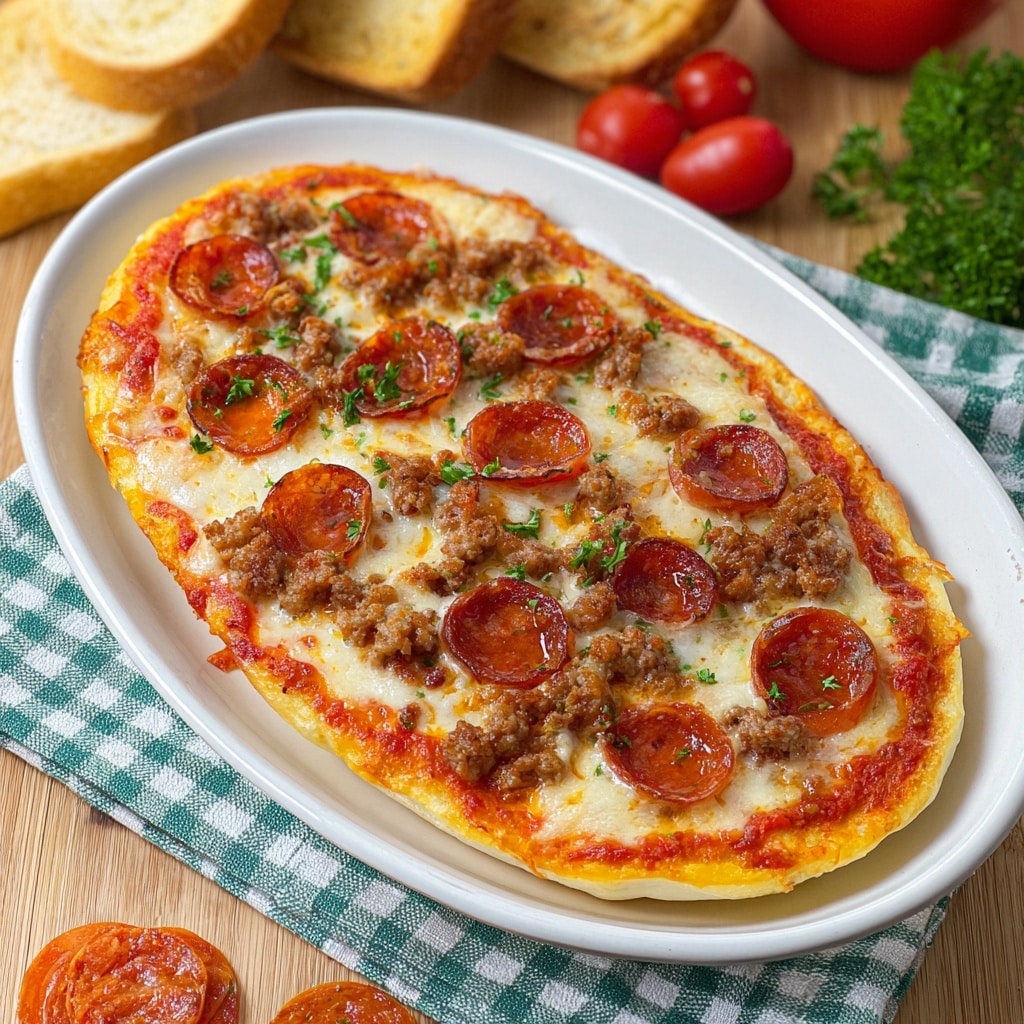 Hot Honey Pepperoni Sausage Pizza Dip - Recipe Image