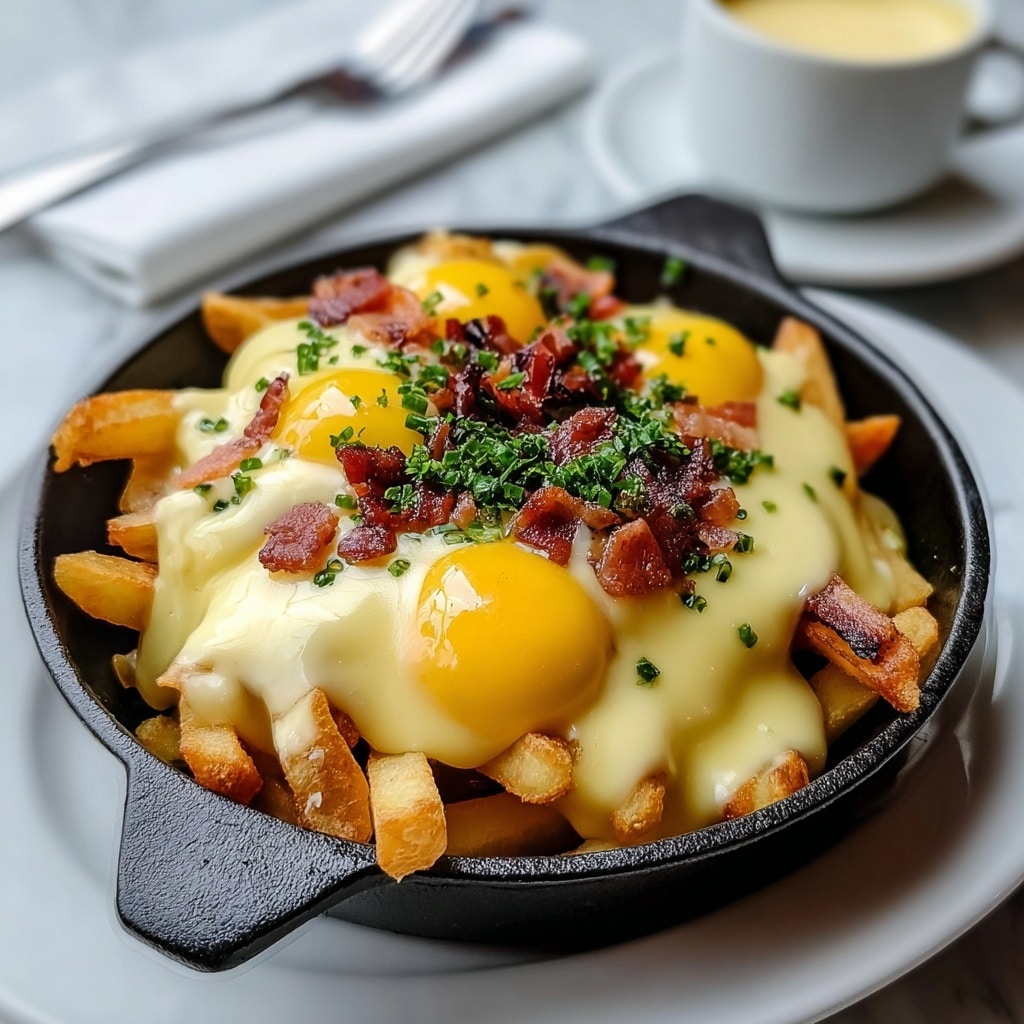 Breakfast Poutine with Hollandaise Sauce Recipe - Recipe Image