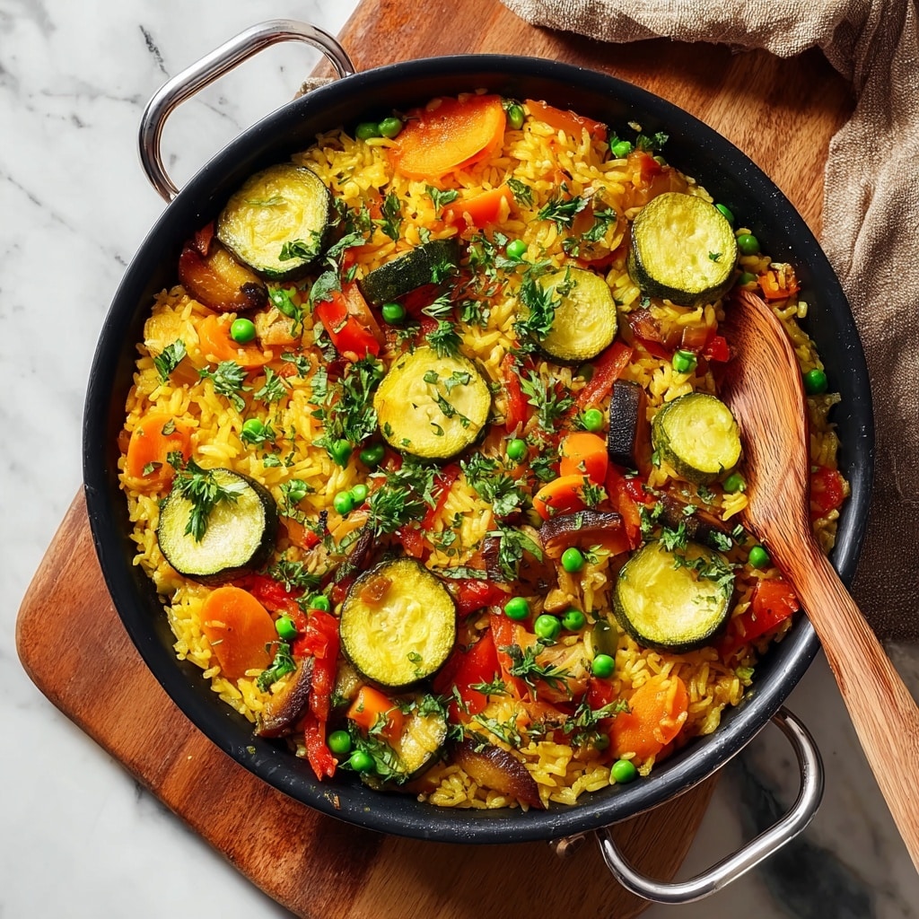 Delicious Vegetable Paella (Paella Verdura) for Cozy Nights Recipe - Recipe Image