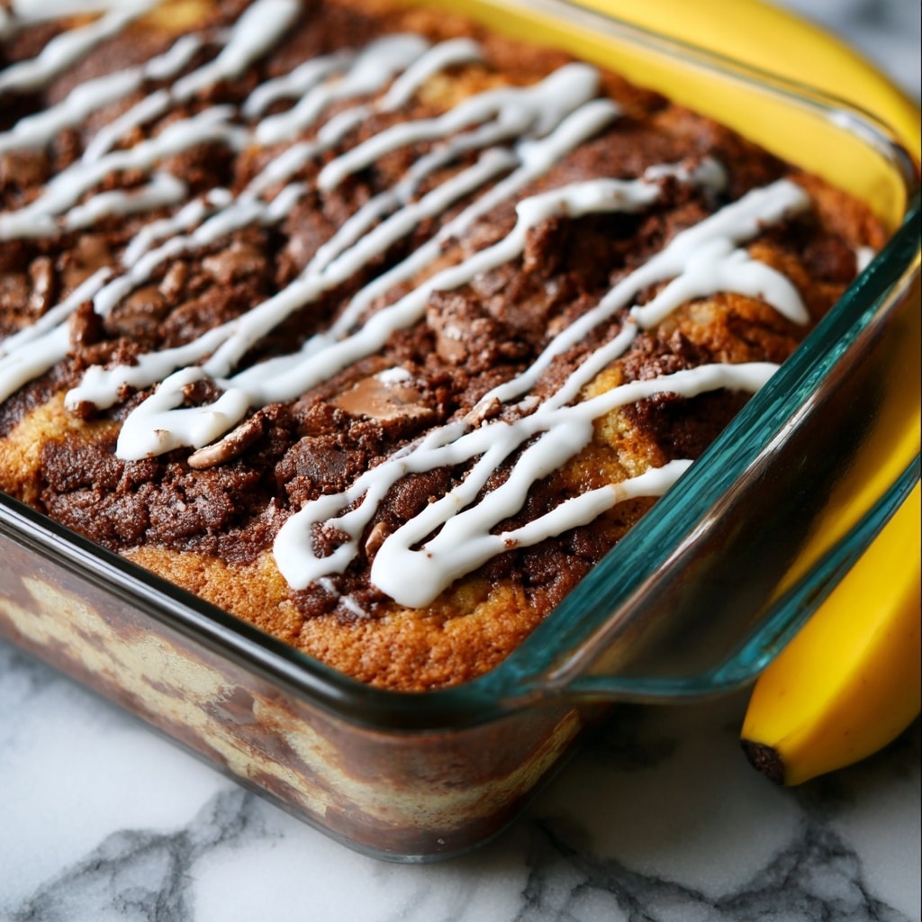 Banana Cinnamon Roll Cake Recipe - Recipe Image
