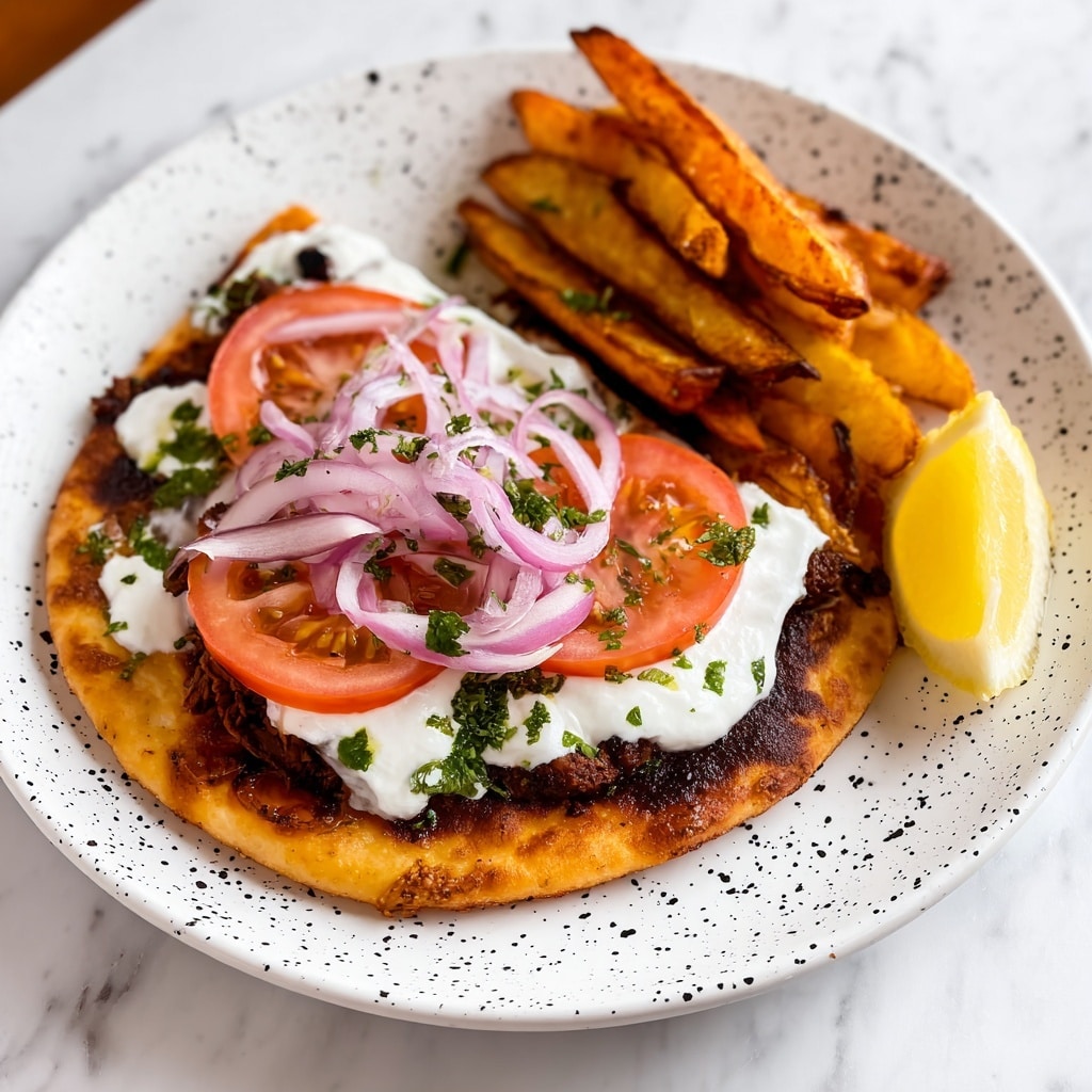 Gyros Smashed Tacos Recipe - Recipe Image