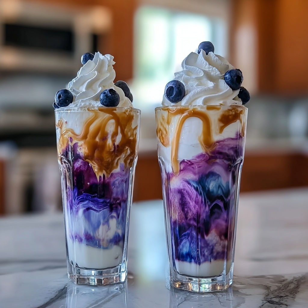 Blueberry Muffin Dirty Soda Recipe - Recipe Image