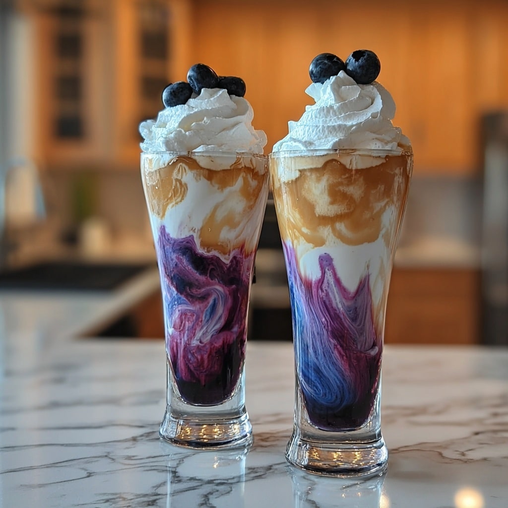 Blueberry Muffin Dirty Soda Recipe - Recipe Image