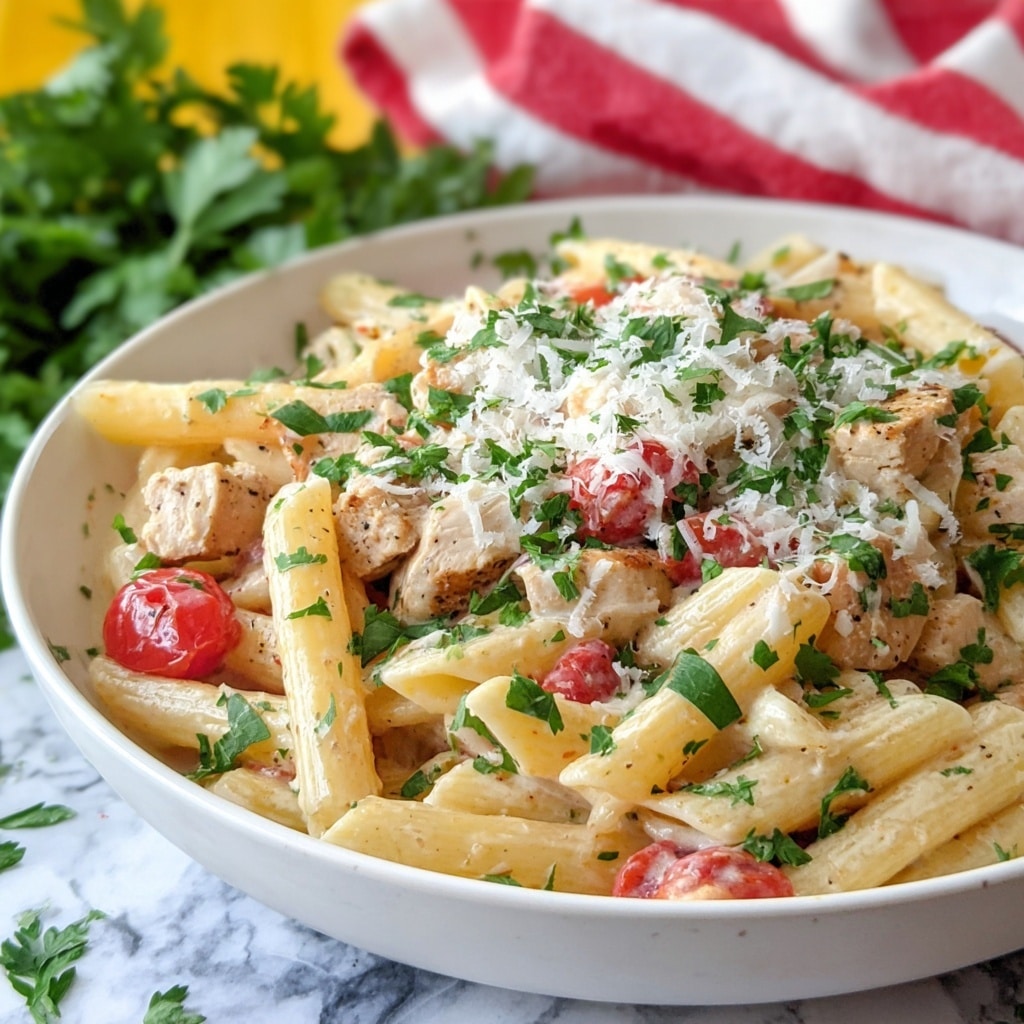 Baked Boursin Cajun Chicken Pasta Recipe - Recipe Image