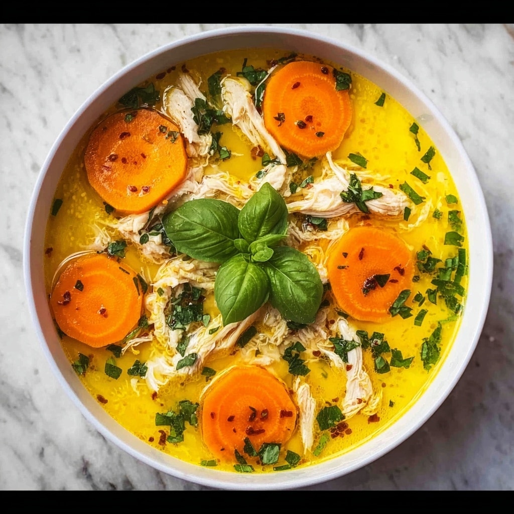 Healing Anti-Inflammatory Turmeric Chicken Soup Recipe - Recipe Image