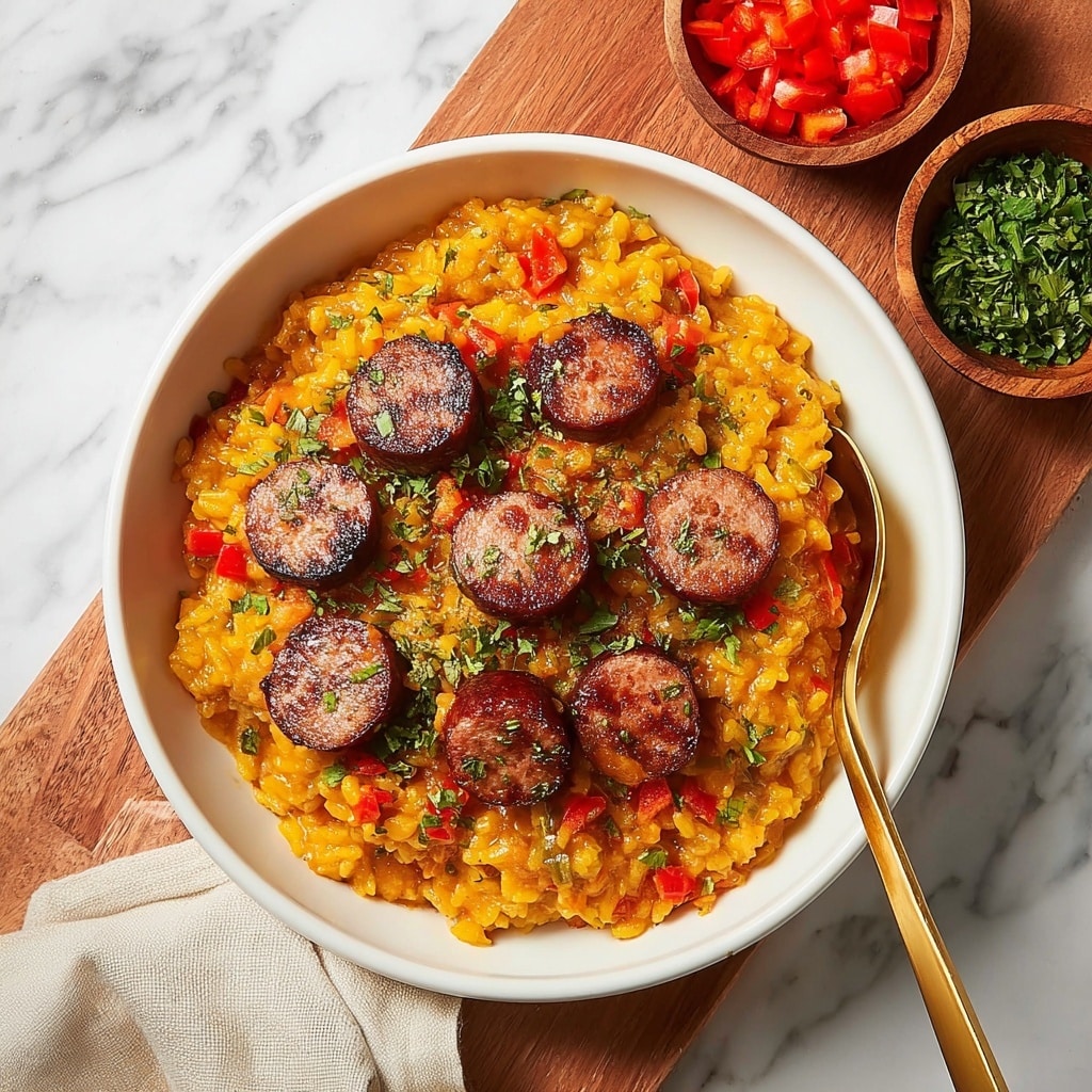 Rice with Smoked Sausage Recipe - Recipe Image