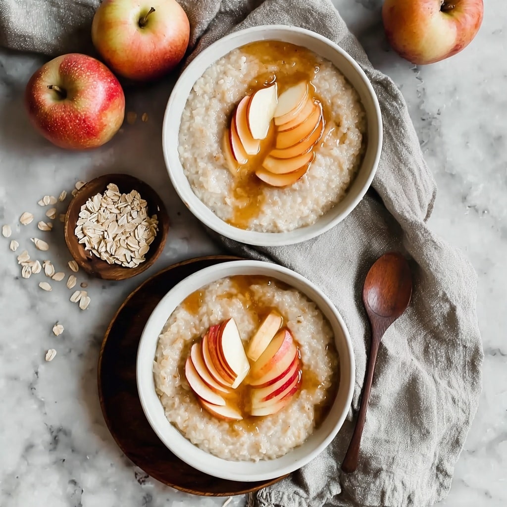 Caramel Apple Oatmeal: A Cozy Fall Breakfast Recipe - Recipe Image