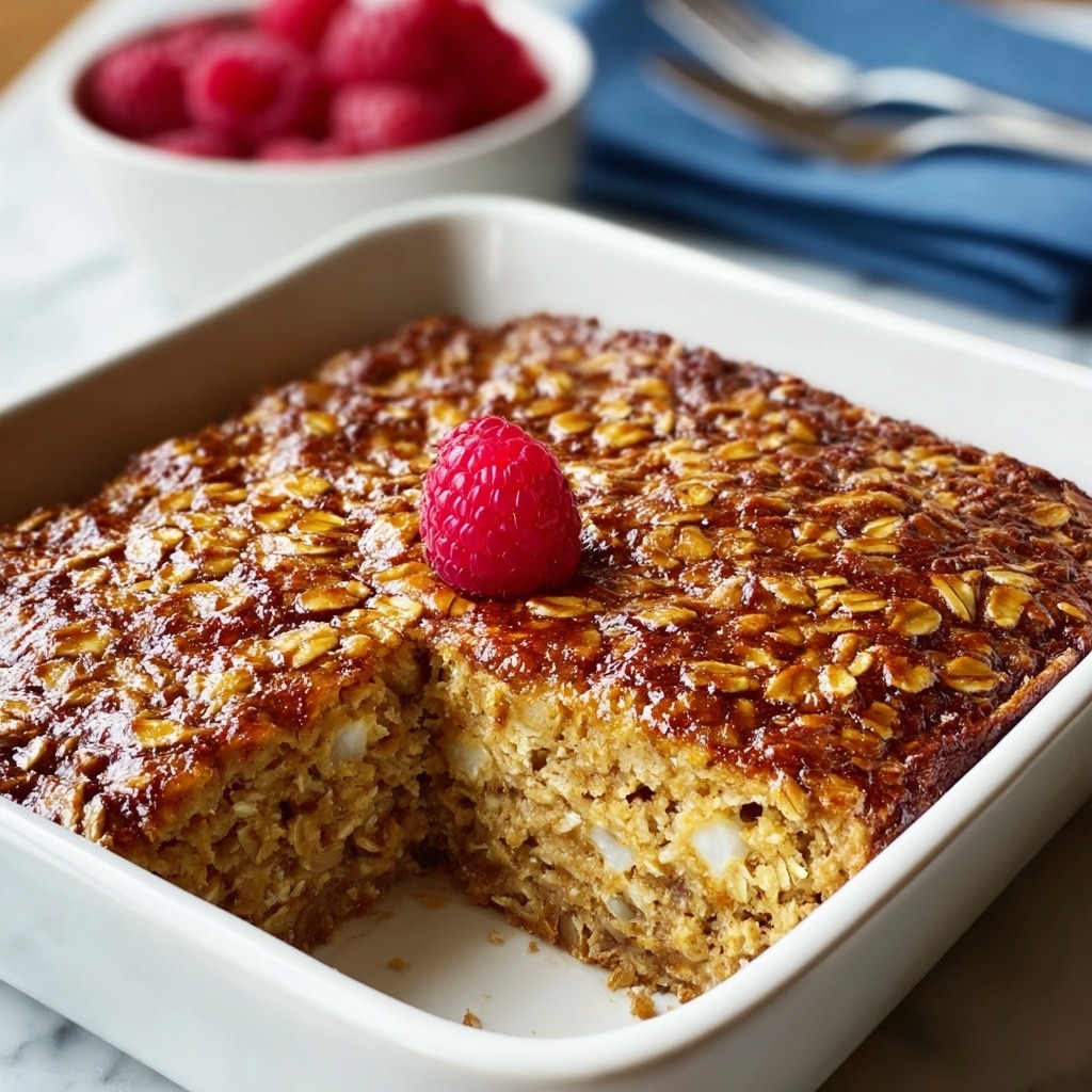 Cinnamon Cottage Cheese Oatmeal Bake for Cozy Mornings Recipe - Recipe Image