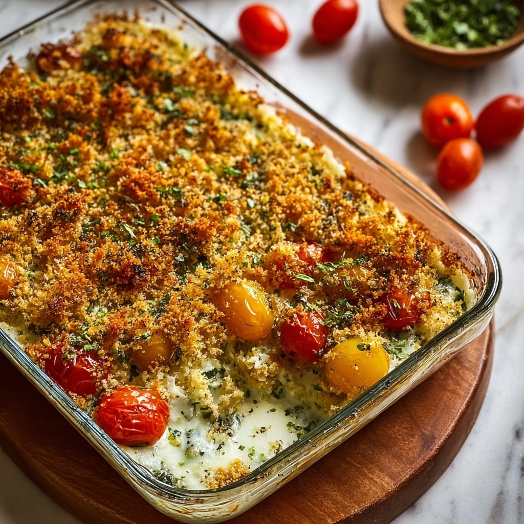 White Bean and Pesto Bake Recipe - Recipe Image