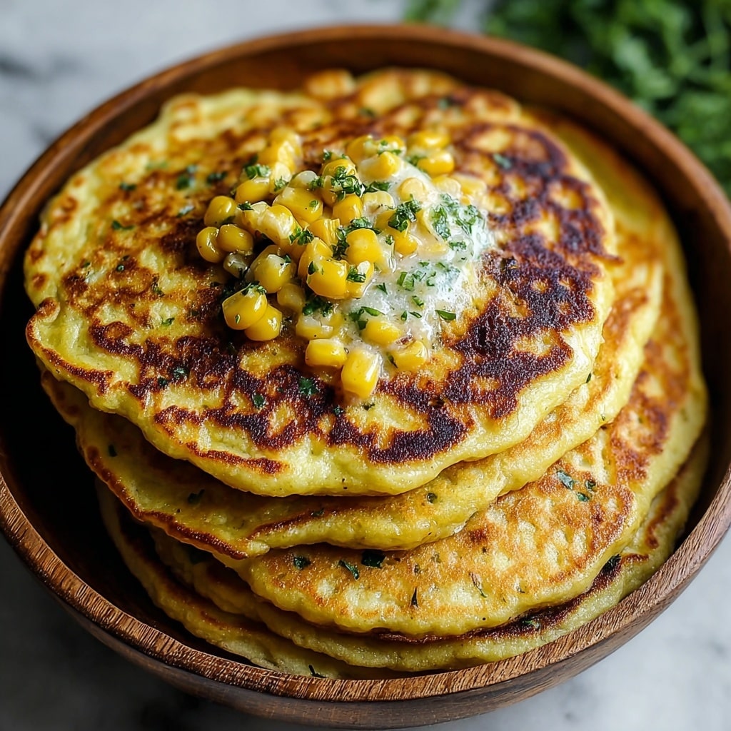 Venezuelan Sweet Corn Cachapas: Melt-in-Your-Mouth Delight Recipe - Recipe Image