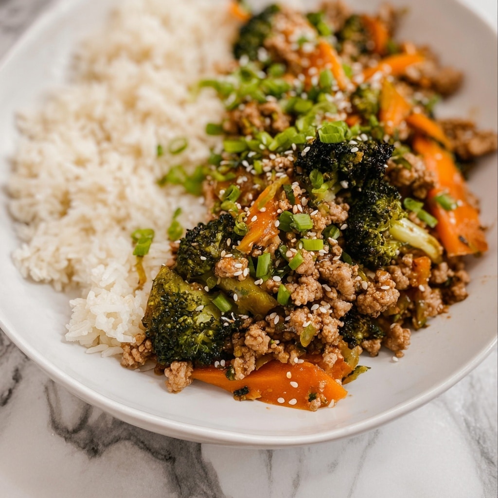 Ground Turkey Teriyaki Stir Fry Recipe - Recipe Image