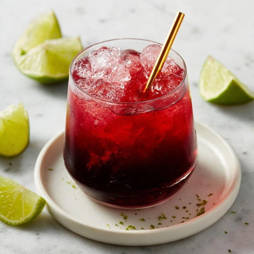 Midnight Tart Cherry Mocktail Recipe - Recipe Image